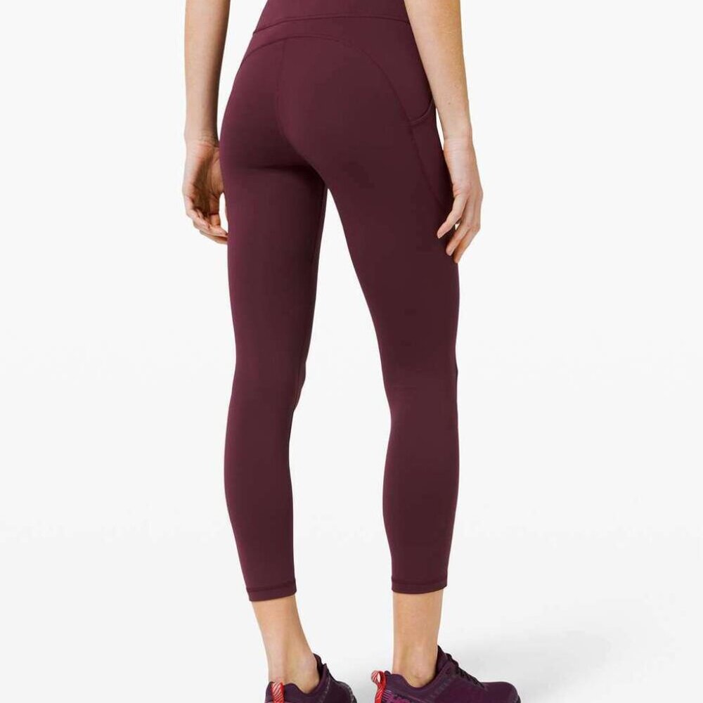 Lululemon | Invigorate High Rise Tight 25" Cassis leggings